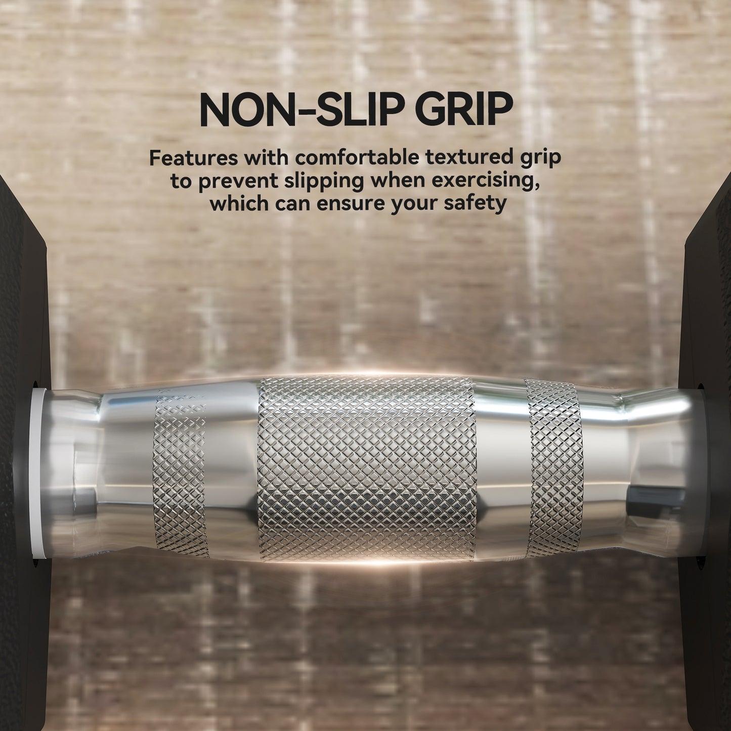 25KG Rubber Hex Dumbbell Portable Hand Weights Dumbbell Home Gym