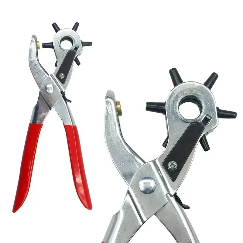 Multi Functional Leather Punching Tool Watch Strap Belt Cowhide Manual Punches Labor-Saving Pliers DIY Handicraft Accessories