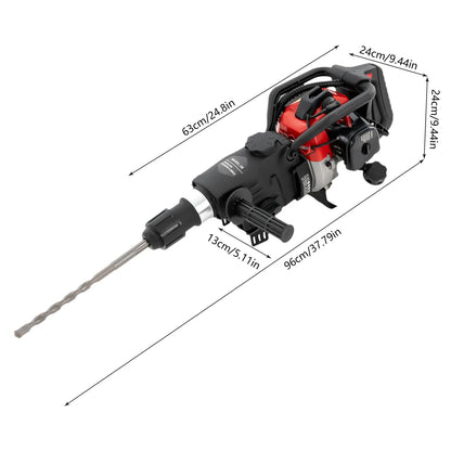 Demolition Jack Hammer 1000W Multiple Functions Power Impact Hammer Picks for Ground Slotting, Rock Breaking