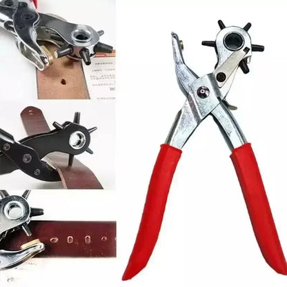 Multi Functional Leather Punching Tool Watch Strap Belt Cowhide Manual Punches Labor-Saving Pliers DIY Handicraft Accessories