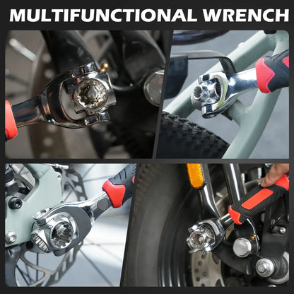 EZARC 52 In 1 Universal Ratchet Socket Multipurpose Wrench With 360 Degree Rotation Hand Tool Bolt Sleeve Multi-Tool