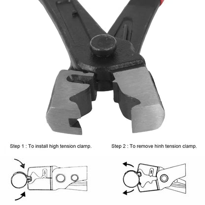Car Oil Hose Crimping Plier Repair Tools Calliper Vice Pipe Grip Clamp Collar Clip Auto Repair Motorcycle Automotive Accessories