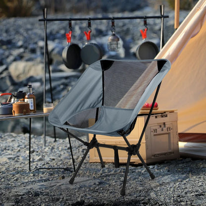 Portable Folding Camping Chair For Camping, Hiking Fishing, Beach Days
