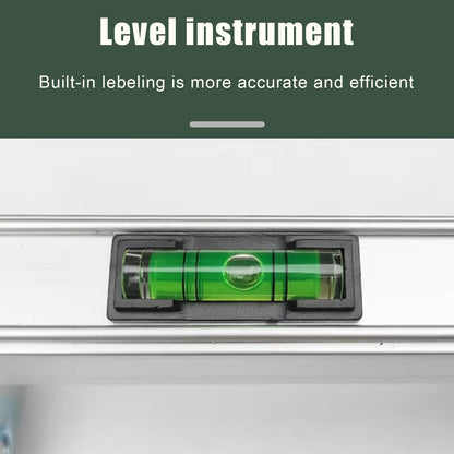 Tile Paving Tool Foldable Aluminum Alloy Smoothing Trowel Adjustable Length Stainless Steel Flat Tiling Tool for Tiles Flatting