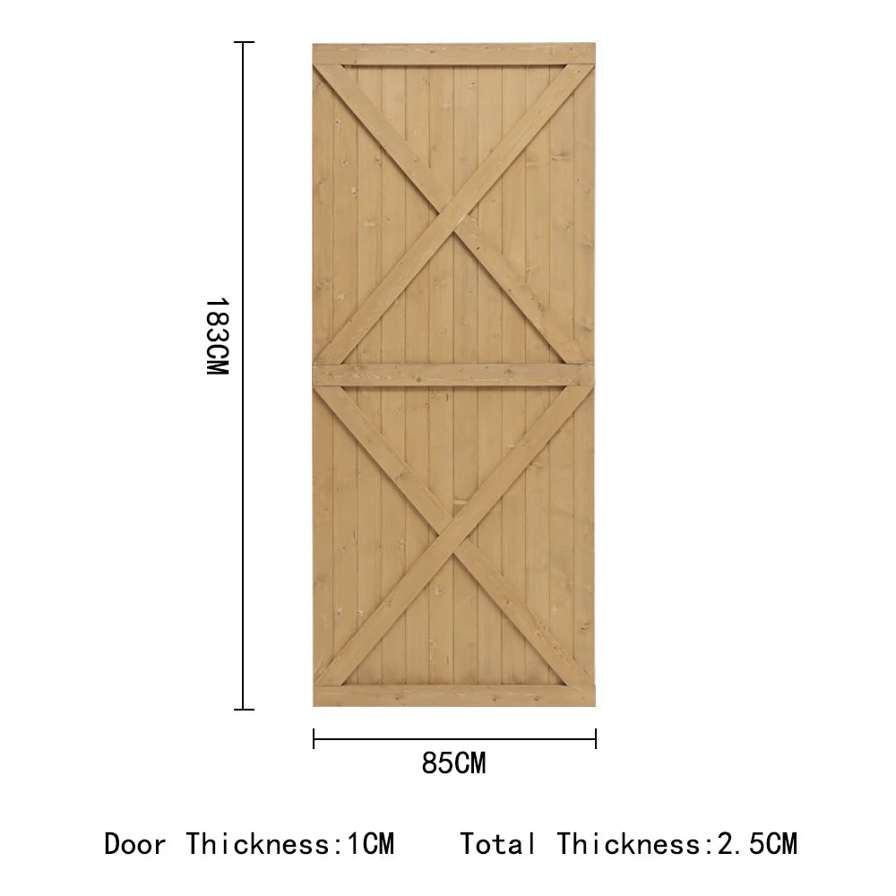 Pine Wood Garden Gate with Latch And Hinges Wooden Security Barrier Fence For Home, Patio Or Outdoor Space