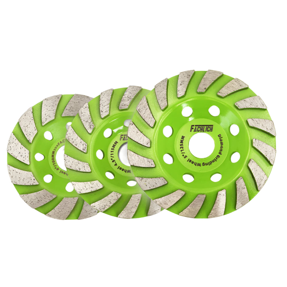  FACHLICH Diamond Grinding Wheel Stone Brick Granite Concrete Polishing Disc Cup Wheel Abrasive Tools 100 / 115 / 125MM