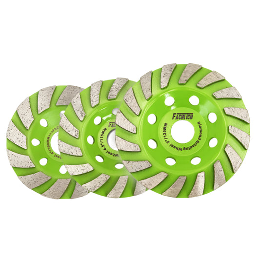  FACHLICH Diamond Grinding Wheel Stone Brick Granite Concrete Polishing Disc Cup Wheel Abrasive Tools 100 / 115 / 125MM