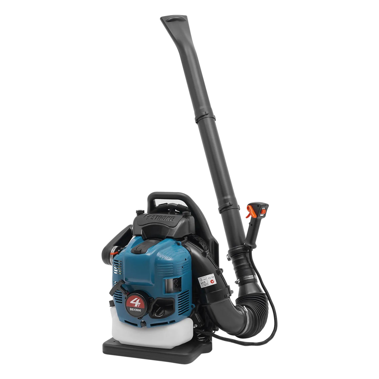 75.6CC Backpack Leaf Blower, 4 Stroke Petrol Powered Leaf Blower, with 498Ft ³/S Powerful Blowing, 1.9L Large Fuel Tank