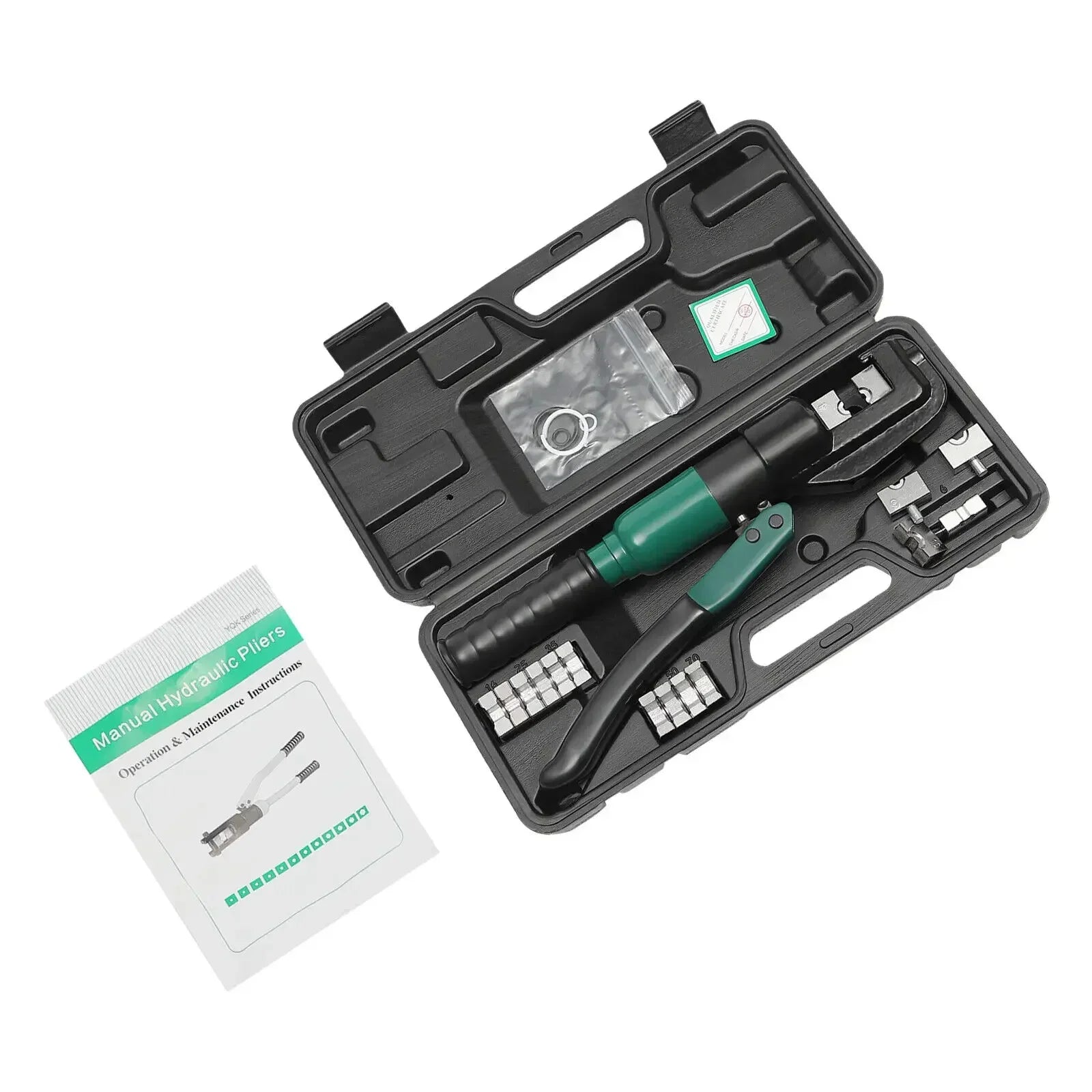 4-70Mm² Hydraulic Wire Hand Crimper Cable Lug Terminal Crimping Plier Tool