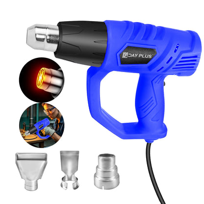 DayPlus Heat Gun 2000W Variable Temperature Control Hot Air Gun Tool For DIY