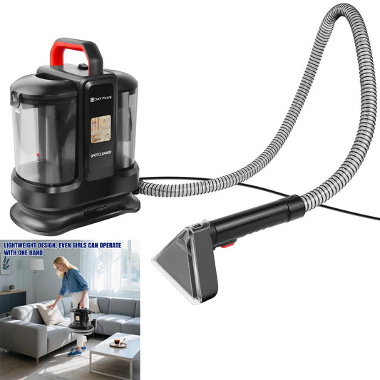 Spot Cleaner, Stain, Car, Upholstery, Sofa And Carpet Cleaning Machine, Portable Compact Design, Included Solution Remover
