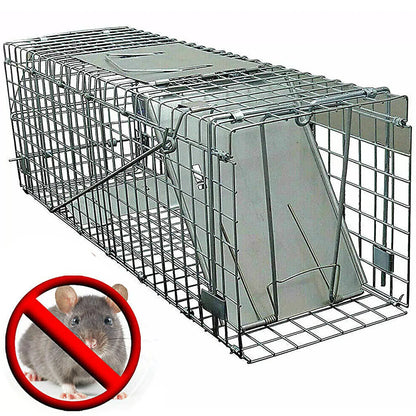 One-Door Live Humane Animal Traps Cage Catcher Rat Trap For Mouse Squirrel Rabbit Trap, Catch and Release