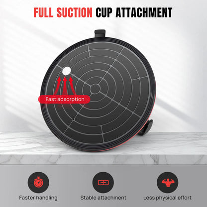 Set of 2 Suction Cup Lifters Glass Suction Cups With Pressure Gauge, Tile Lifter Vacuum Suction, Max. Load Capacity 400Kg