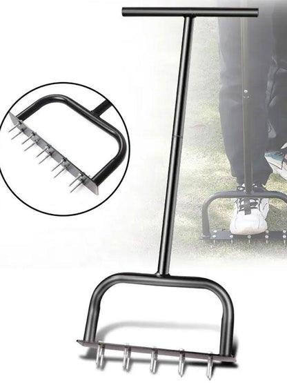 Lawn Aerator Standing Garden Breathing Digging Tool Adjustable For Penetrating Aeration Of Grass Soil