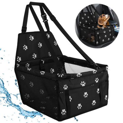 Dog Car Seat Dog Booster Car Seat Breathable Folding Pet Car Seat Waterproof Puppy Travel Carrier for Small Medium Dog