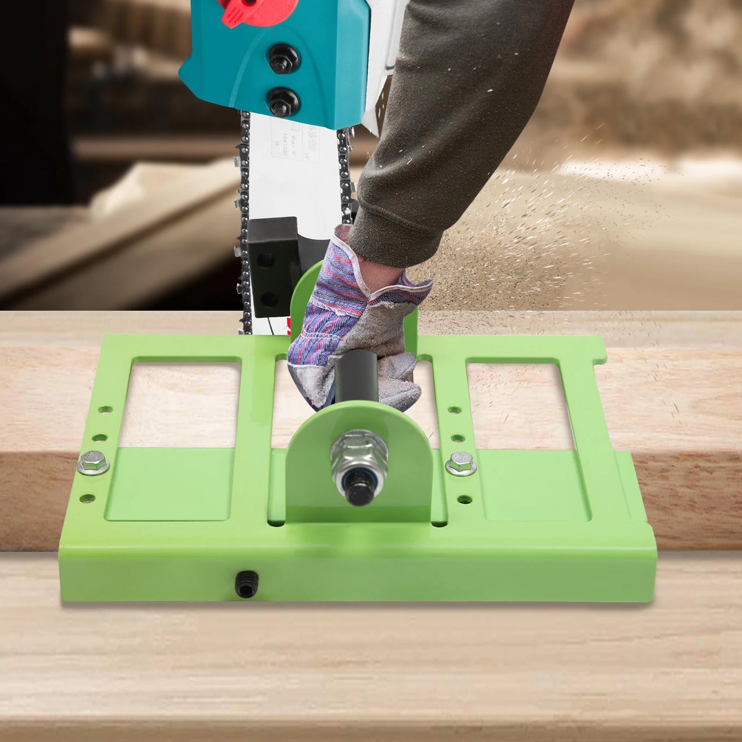 Vertical Chainsaw Mill Wood Lumber Cut Guide Saw Rail Chainsaw Woodworking Tool