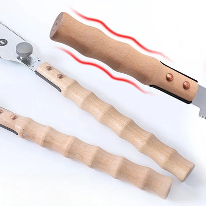 SK-5 Steel Blade Flexible Wood Working Pull Hand Saw, Ergonomic Design Keyless Blade Change Perfect For Woodworking