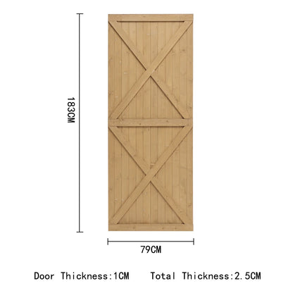 Pine Wood Garden Gate with Latch And Hinges Wooden Security Barrier Fence For Home, Patio Or Outdoor Space