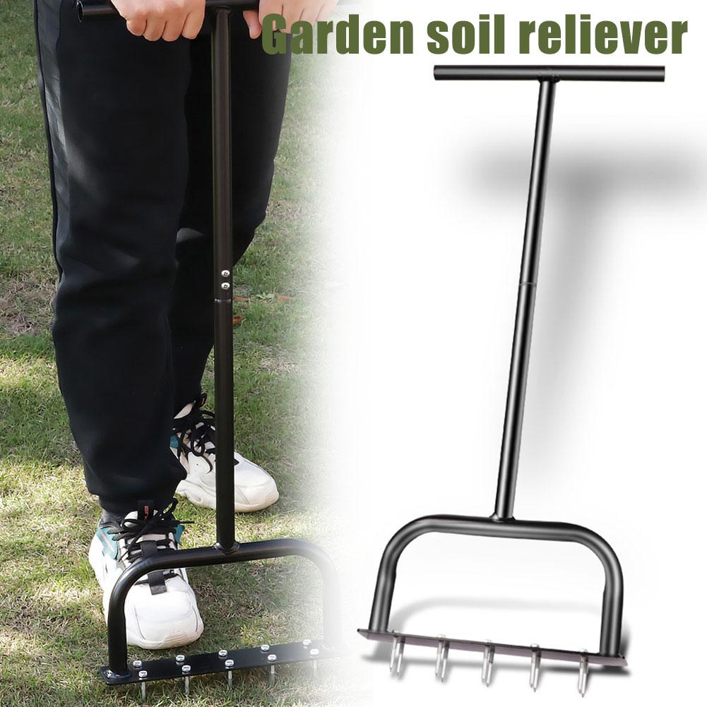 Lawn Aerator Standing Garden Breathing Digging Tool Adjustable For Penetrating Aeration Of Grass Soil