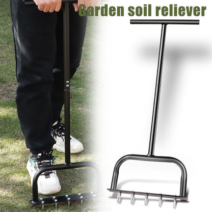 Lawn Aerator Standing Garden Breathing Digging Tool Adjustable For Penetrating Aeration Of Grass Soil