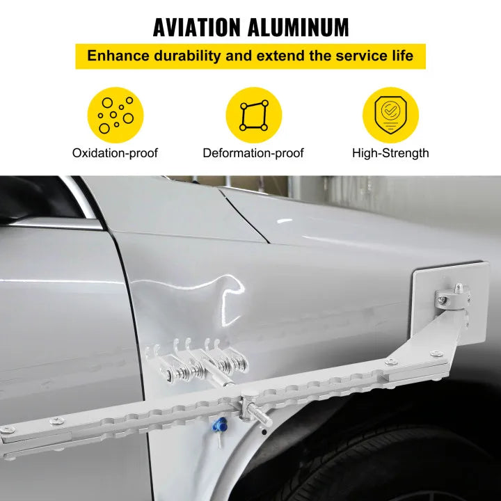 Dent Pull Bar 6 Claw Hook Dent Puller Single Leg Levelling Portable Dent Pull Bar Aluminum Alloy for Car Dent Repairing