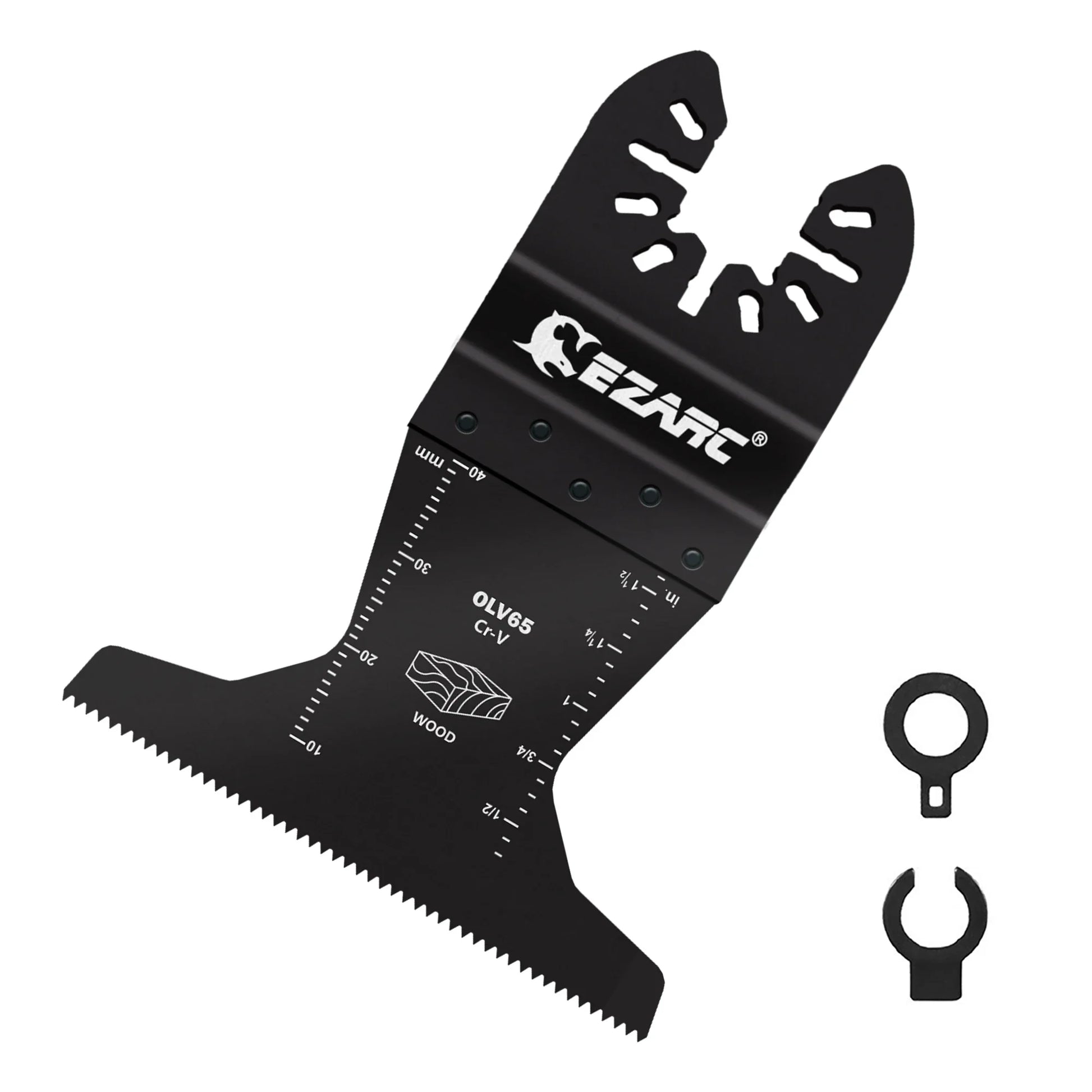 EZARC Oscillating Saw Blades, Cr-V Teeth Oscillating Multitool Blades, Precision Cutting Blades for General Cutting, Woodworking
