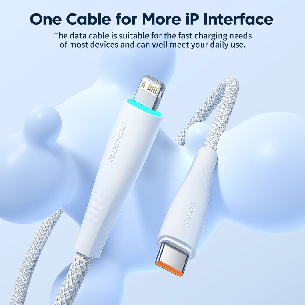 Toocki 2 Pack USB C to Lightning Cable PD 20W for Iphone 14 13 12 11 Pro Max X XR 8 Wire Fast Charging Type C to Lightning 1M 2M
