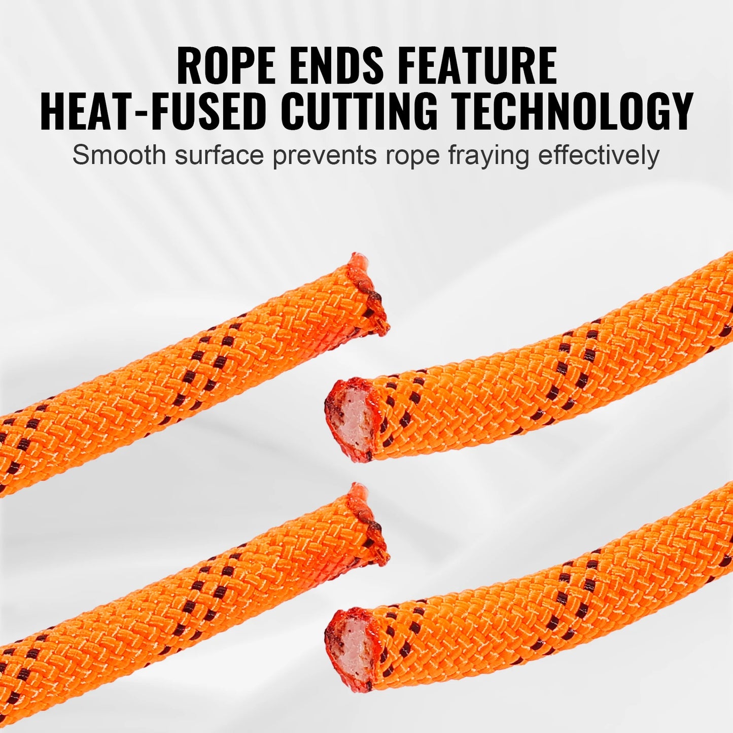 120Ft Dual-Weave Polyester Cord 3/8 1/2In 48-Strand Multi-Use Rope for Arborist Activities Outdoor Adventures Versatile