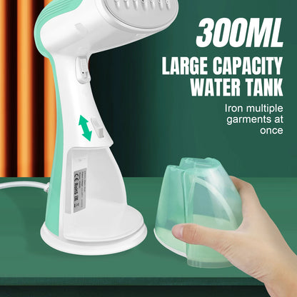 4800W Handheld Garment Steamer Fabric Curtain Clothes Iron Heat Travel Steam for Clothes And Home, 300ML Tank