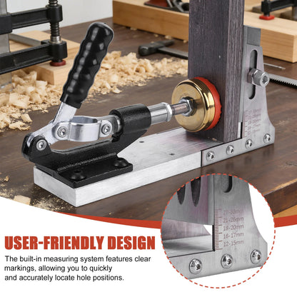 Pocket Hole Jig Kit Adjustable Portable Pocket Joinery Screw Kit with 3/8In Drill Bits for DIY Woodworking Carpentry Locator