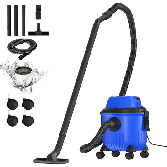 Dayplus Industrial Vacuum Cleaner Hoover Wet and Dry 4800W Powerful Suction Bagless, 16Kpa, 15 Litre Capacity, 