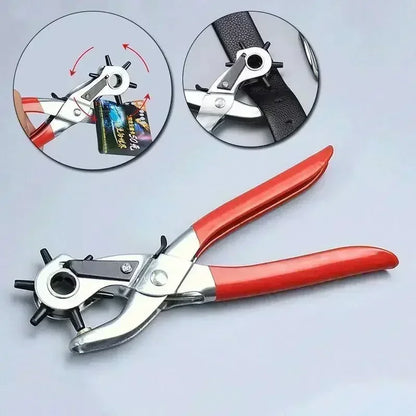 Multi Functional Leather Punching Tool Watch Strap Belt Cowhide Manual Punches Labor-Saving Pliers DIY Handicraft Accessories