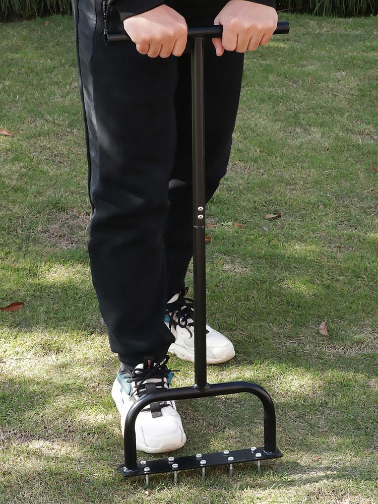 Lawn Aerator Standing Garden Breathing Digging Tool Adjustable For Penetrating Aeration Of Grass Soil