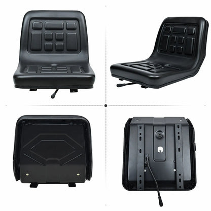 Universal Tractor Suspension Seat with Adjustable Design Durable Steel Frame Comfortable PU Upholstery for Diggers and Mowers