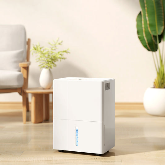 30L Clothes Dryer Dehumidifier For Laundry Drying - White