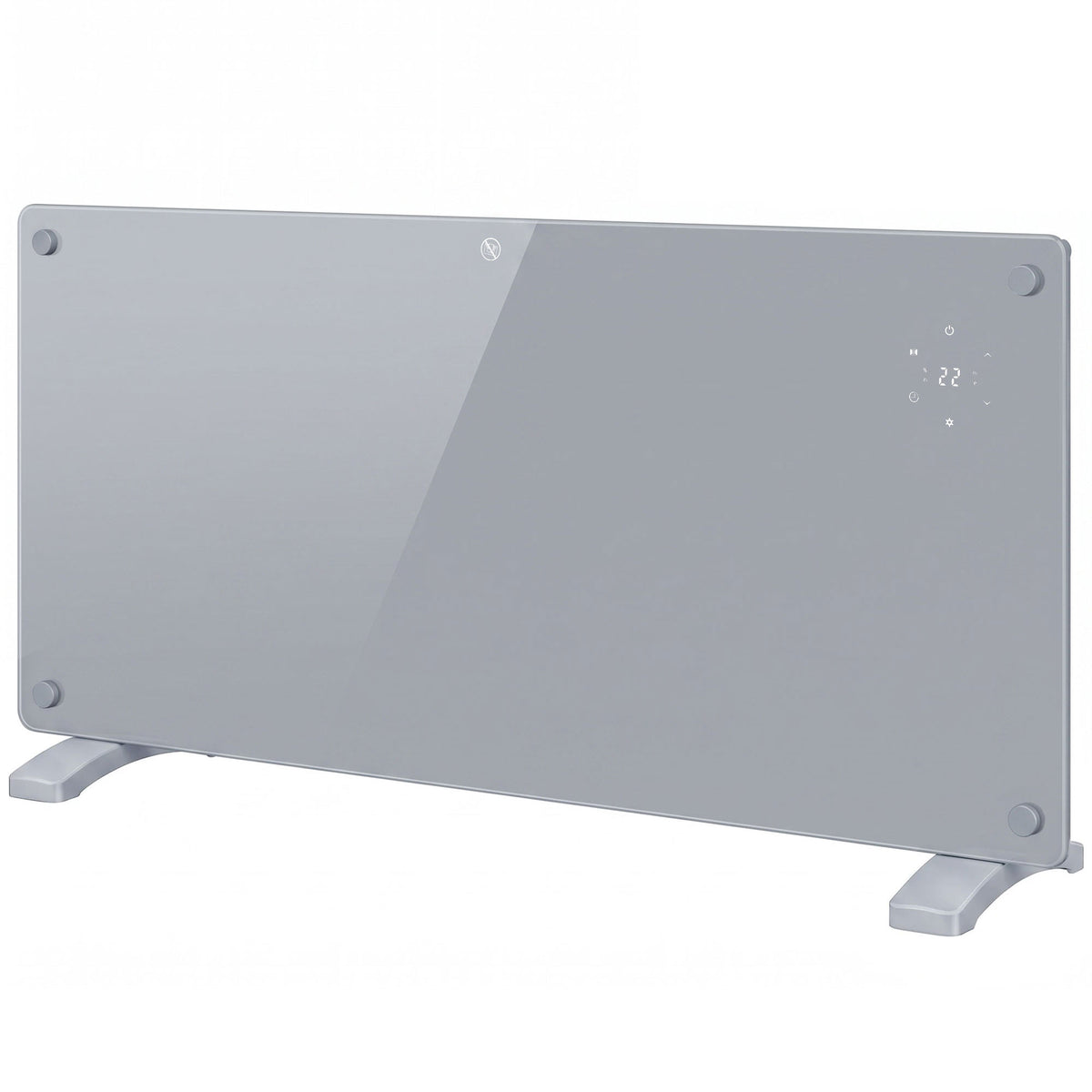 2000W Smart Panel Heater | Tuya WiFi App, Alexa & Google Home | Wall-Mounted or Freestanding | Weekly Timer | Grey