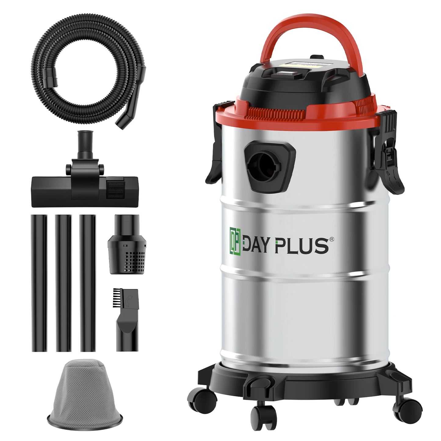 1200W Heavy Duty Wet Dry Vacuum, 20L Industrial Strength For Garage, Car, Workshop, Commercial Use, Blower & Suction Modes