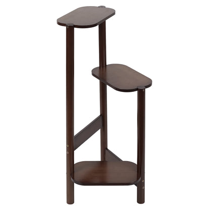 3 Tier Plant Stand Corner Bamboo Plant Shelf Rack Pot Stand Holder Indoor Plant Ladder Shelf Flower Display Rack