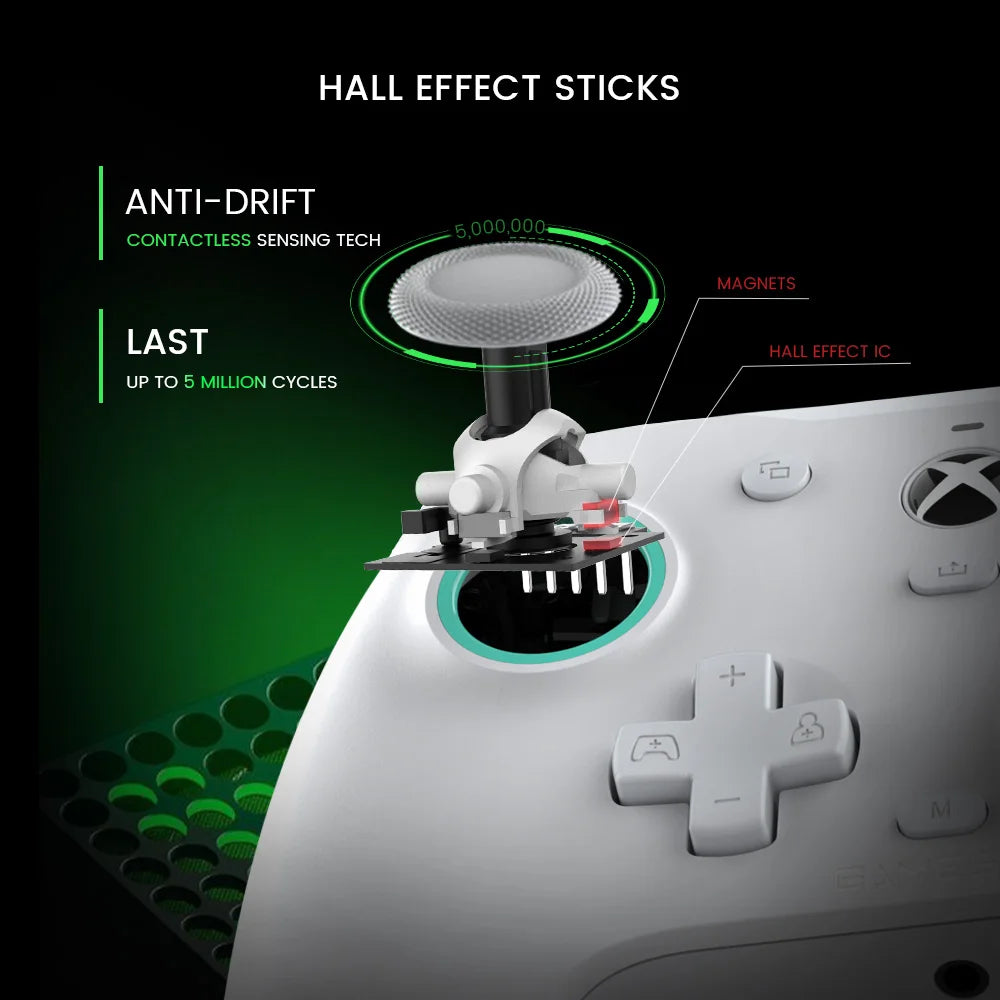 GameSir G7 SE Xbox Controller Wired Gamepad for Xbox Series X, Xbox Series S, Xbox One game console, with Hall Effect Joystick