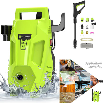 5000W Electric High Pressure Washer 350Bar/5000Psi Power Jet Wash Patio Car Cleaner with A Flow Rate of 5L/Min 