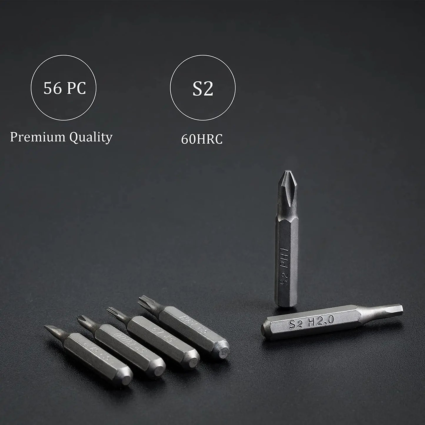 EZARC 57 in 1 Precision Screwdriver Set, Magnetic Phillips Torx Screwdriver, Professional Repair Hand Tools Kit for Iphone PC