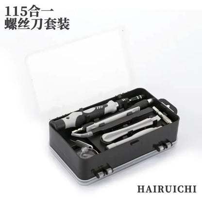 115 in 1 Screwdriver Set Mini Precision Screwdriver Multi Computer PC Mobile Phone Device Repair INSULATED Hand Home Tools