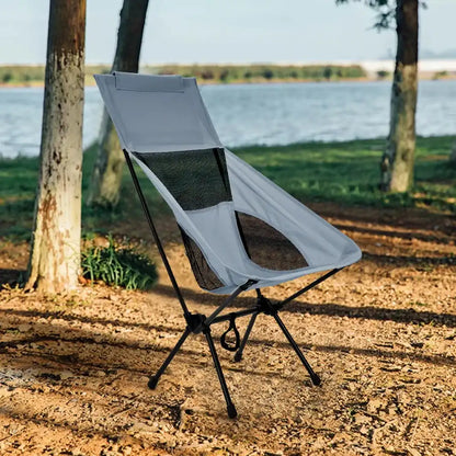 Portable Folding Camping Chair For Camping, Hiking Fishing, Beach Days