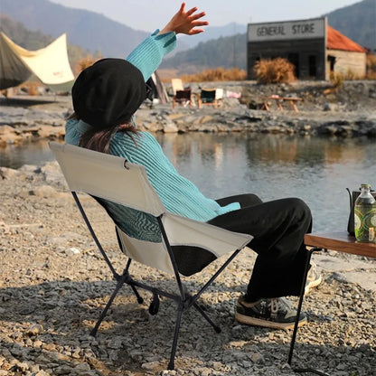 Portable Folding Camping Chair For Camping, Hiking Fishing, Beach Days