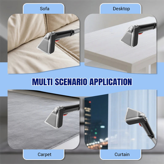 Spot Cleaner, Stain, Car, Upholstery, Sofa And Carpet Cleaning Machine, Portable Compact Design, Included Solution Remover