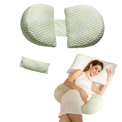 Pregnancy Pillow For Pregnant Women, Soft Body Pillow, Support for Back, Hips, Legs,Maternity Pillow Cushion Sleeper Helper