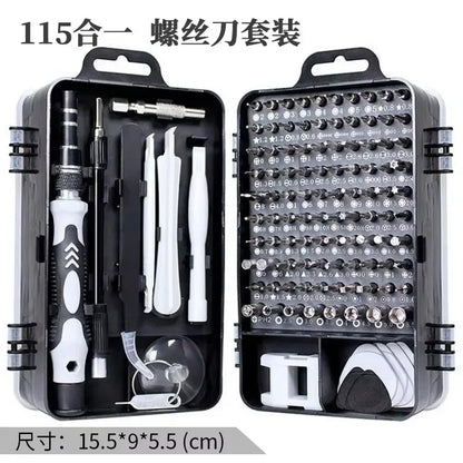 115 in 1 Screwdriver Set Mini Precision Screwdriver Multi Computer PC Mobile Phone Device Repair INSULATED Hand Home Tools