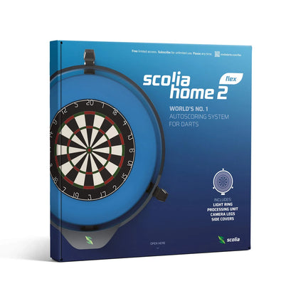 Scolia Home 2 Flex With Light Ring - Automatic Darts Scoring System