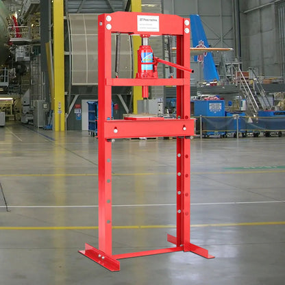 20 Ton Black H Frame Floor Standing Heavy Duty Steel Workshop Garage Hydraulic Press