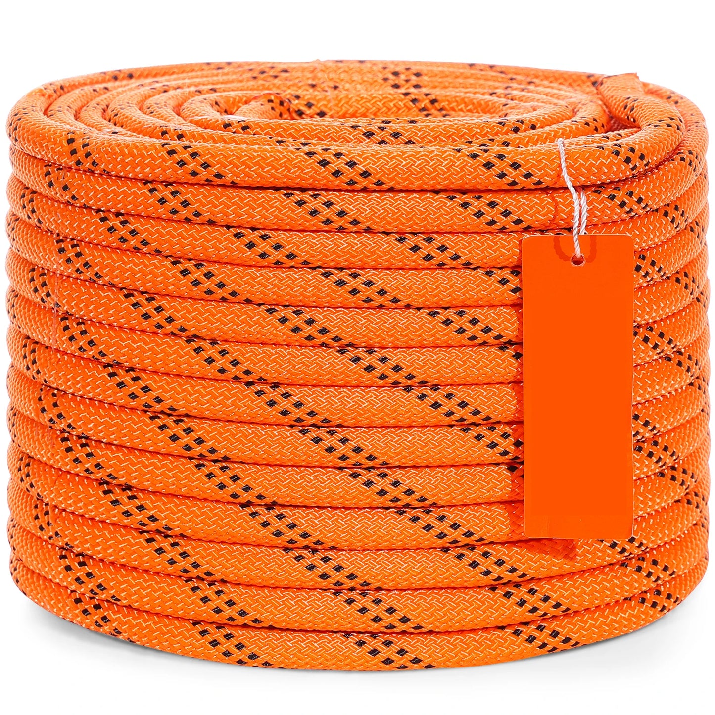 120Ft Dual-Weave Polyester Cord 3/8 1/2In 48-Strand Multi-Use Rope for Arborist Activities Outdoor Adventures Versatile